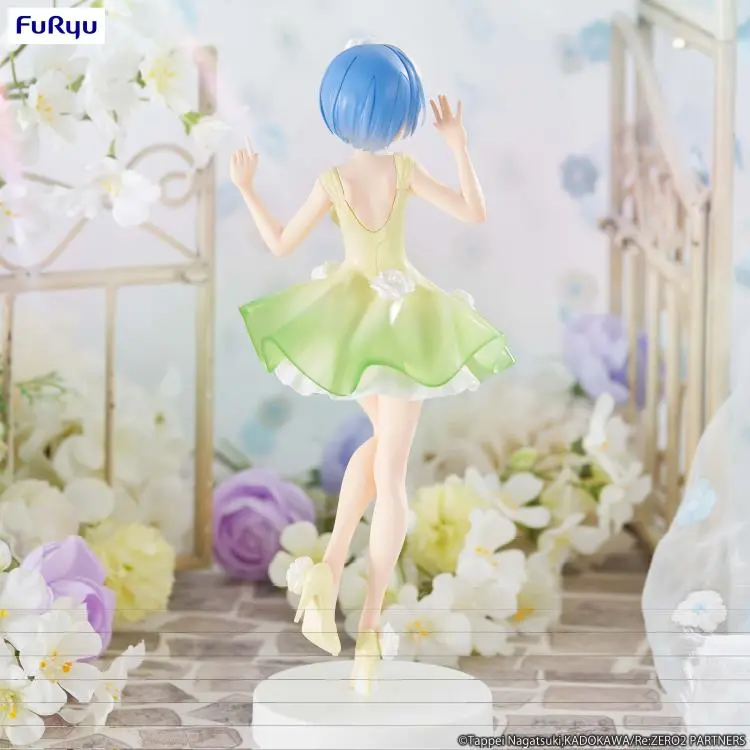 Furyu Rem Flower Dress Re:Zero Trio-Try-It Figure 2
