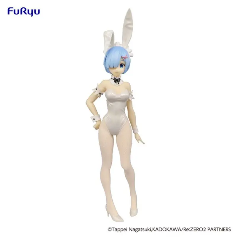 Furyu Rem White Pearl Ver. Bicute Bunnies Re:Zero Figure 1