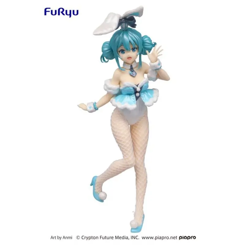 Furyu Spm Hatsune Miku Bicute Bunnies White Rabbit Pearl Ver. 1