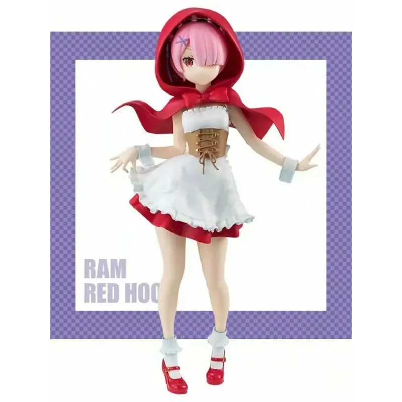 Furyu Sss Ram Red Hood (Pearl) Re:Zero Figure 1