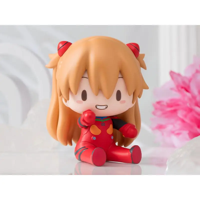 Fuwa Petit Evangelion: New Theatrical Edition Chibi Figure - Asuka Plug Suit 1