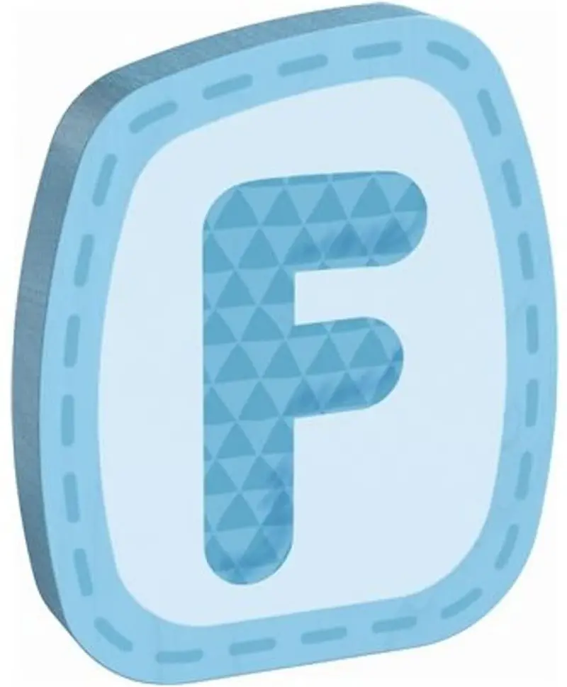 Haba Letters Hout F 1