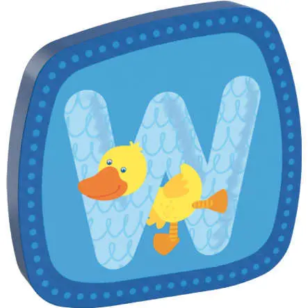 Haba Letters Hout W 1