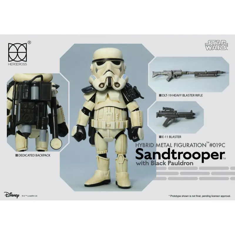 Herocross Hmf019c Sandtrooper Corporal (Black Pauldron) Star Wars 1
