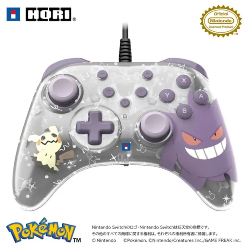 Hori Horipad Turbo - Gengar And Mimikyu Series (Nsx-090) 1