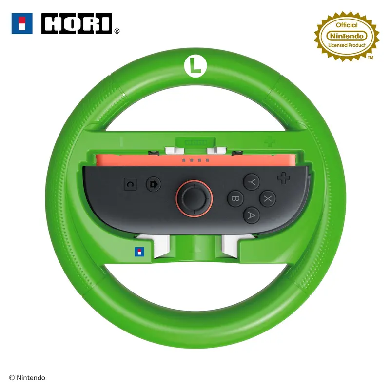 Hori Mario Kart World Racing Wheel For Nintendo Switch 2 (Luigi) (Nsx-053) 1