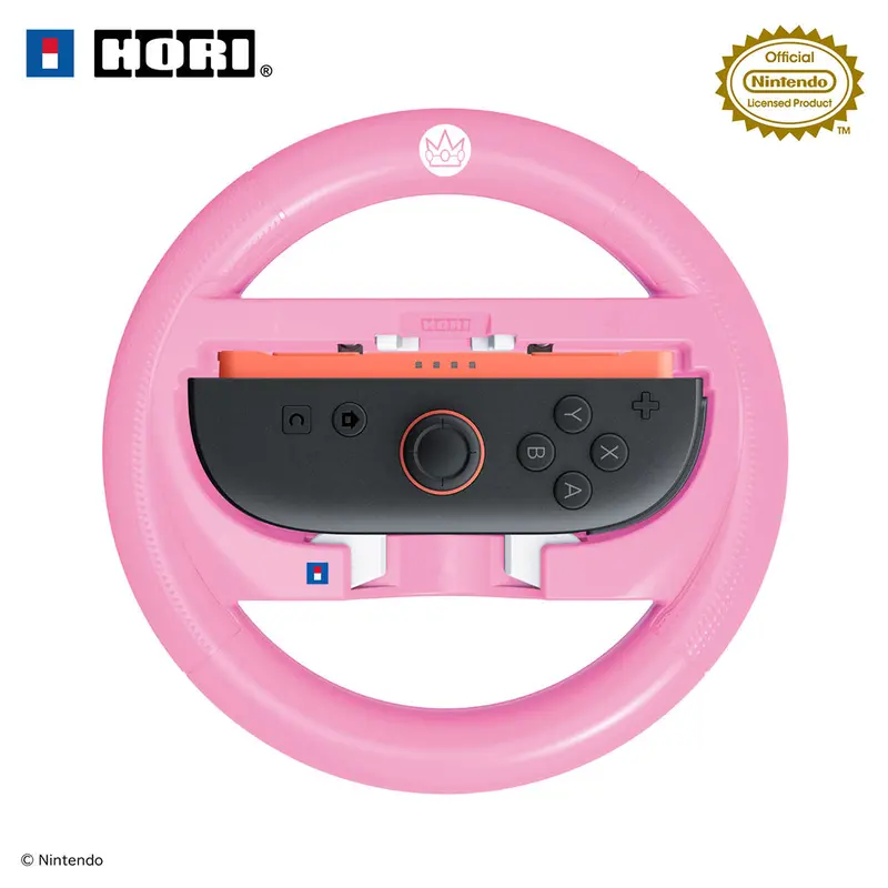 Hori Mario Kart World Racing Wheel For Nintendo Switch 2 (Peach) (Nsx-089) 1