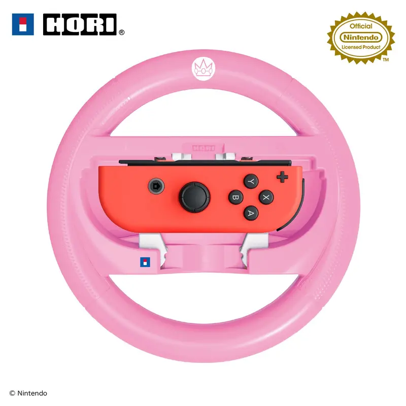 Hori Mario Kart World Racing Wheel For Nintendo Switch 2 (Peach) (Nsx-089) 2