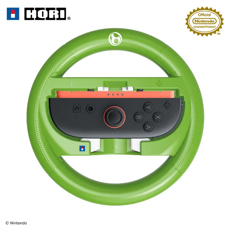 Hori Mario Kart World Racing Wheel For Nintendo Switch 2 (Yoshi) (Nsx-102) 1