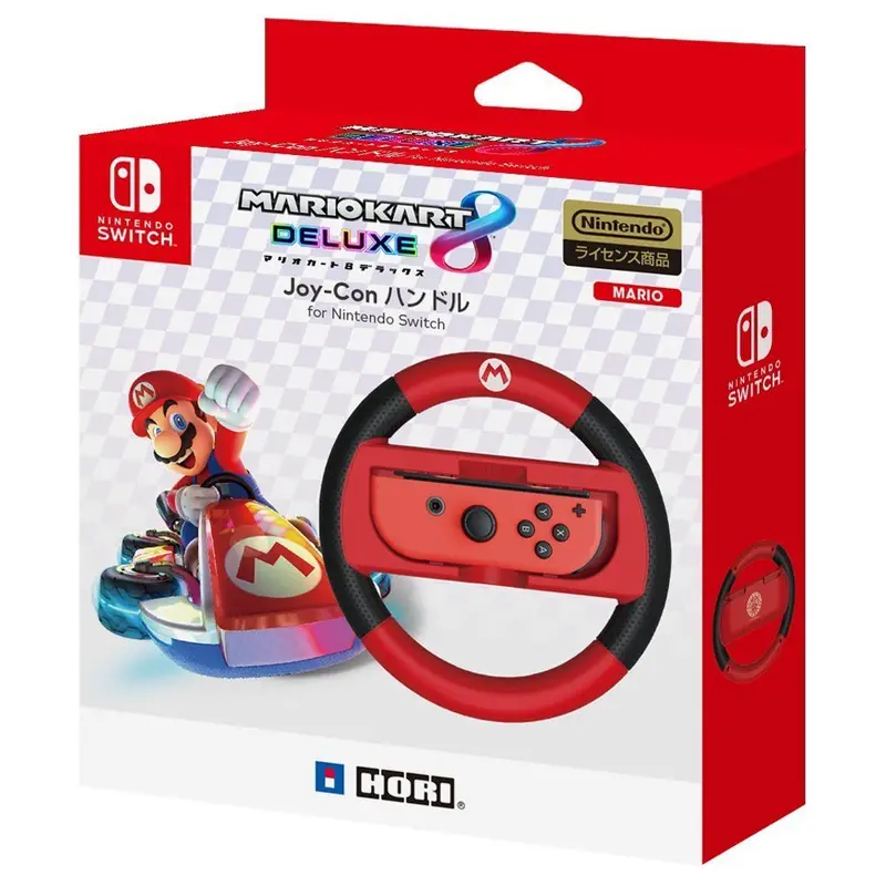 Hori Nintendo Switch Mario Kart 8 Deluxe Joy-Con Handle (Mario) Nsw-054 1