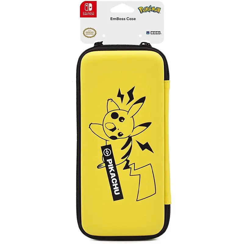Hori Nsw Emboss Case Pikachu Yellow (Nsw-217U) 1
