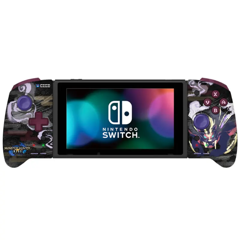Hori Nsw Monster Hunter Rise Grip Controller (Ad21-001) 1