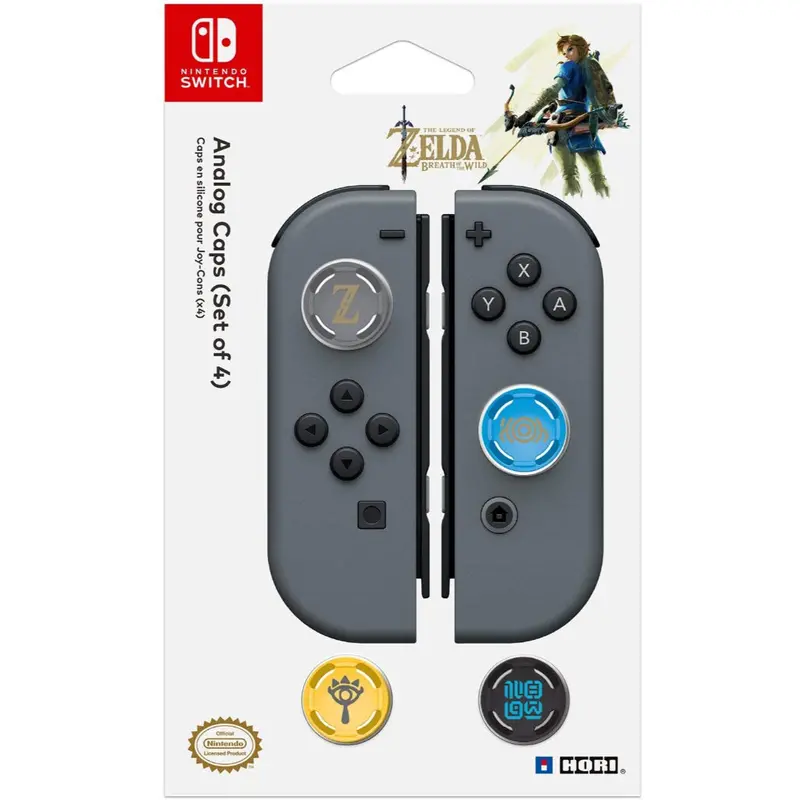 Hori Nsw The Legend Of Zelda Botw Edition - Analog Caps Set Of 4Pcs (Nsw-092U) 1