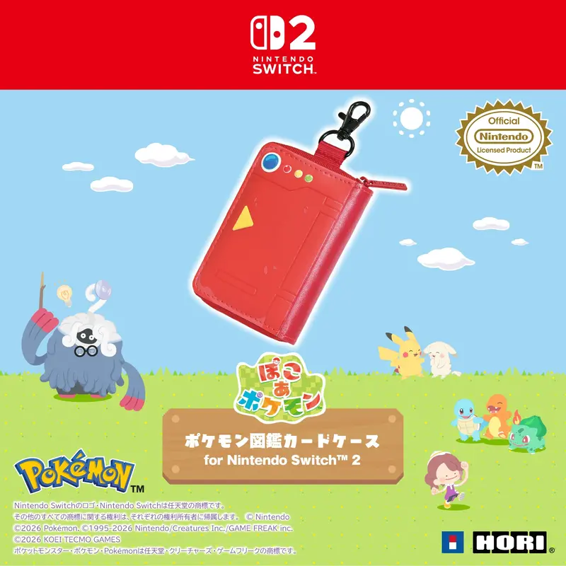 Hori Pokedex Game Card Case Pokemon Pokopia For Nintendo Switch 2 2