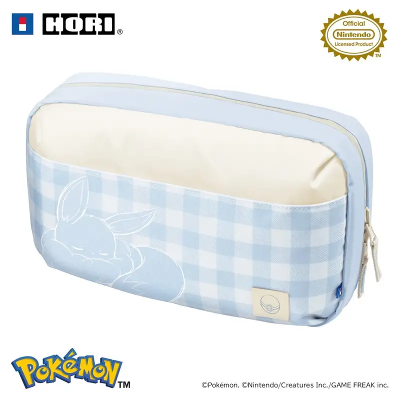 Hori Reversible Travel Pouch - Eevee Cottage Core Series (Nsx-085) 1