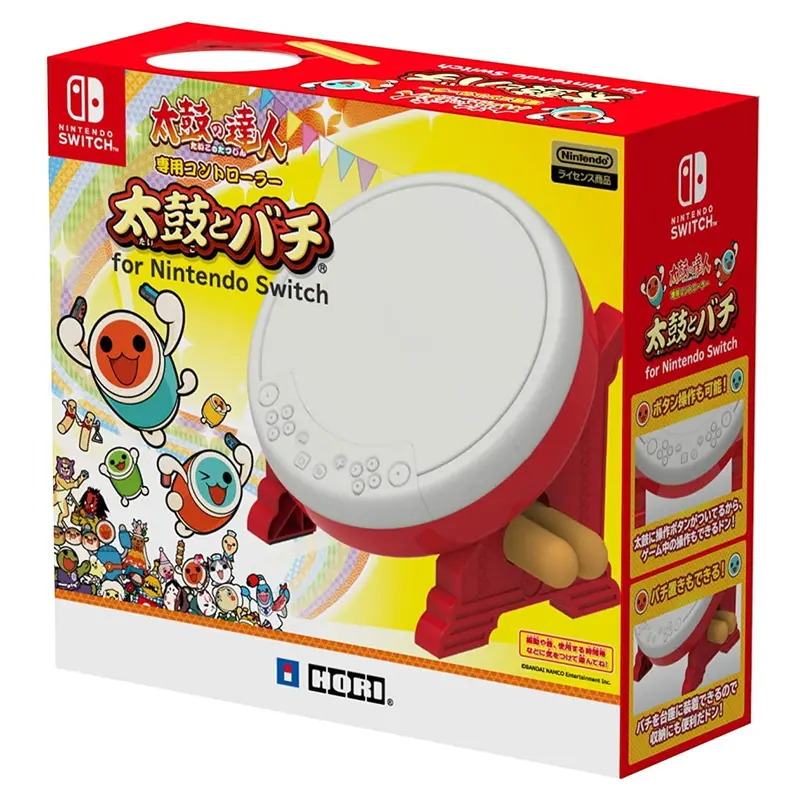 Hori Taiko No Tatsujin Drum Controller For Nintendo Switch (Nsw-079) 1
