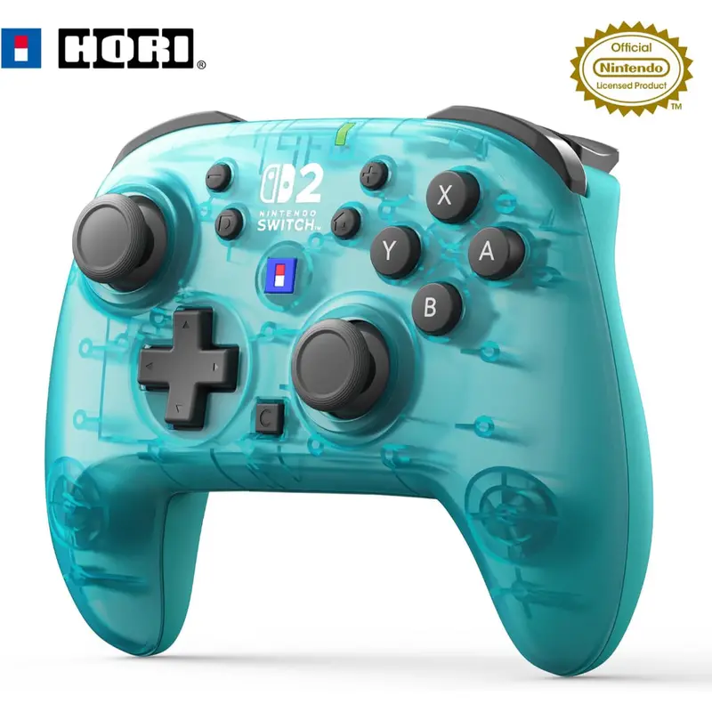 Hori Wireless Horipad Turbo For Nintendo Switch 2 - Aquarian (Nsx-131) 1