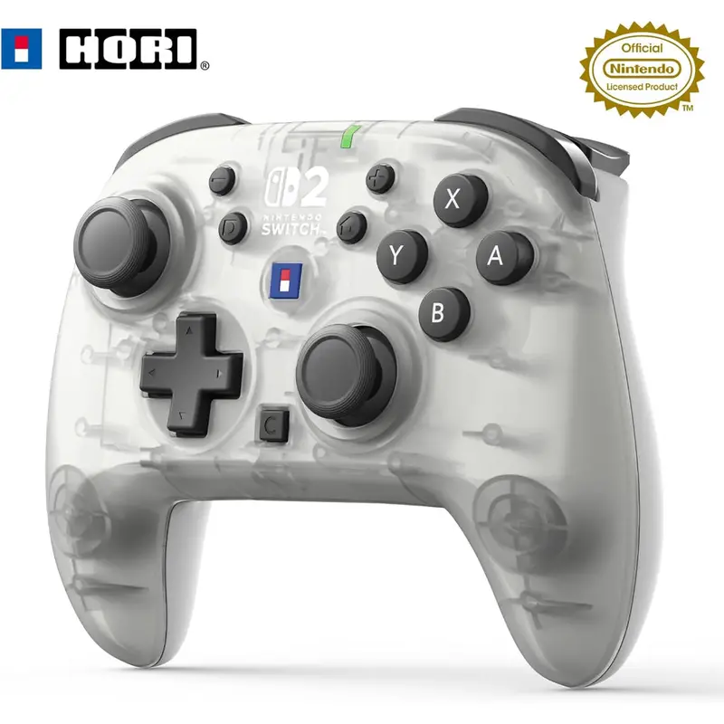 Hori Wireless Horipad Turbo For Nintendo Switch 2 - Frost White (Nsx-132) 1