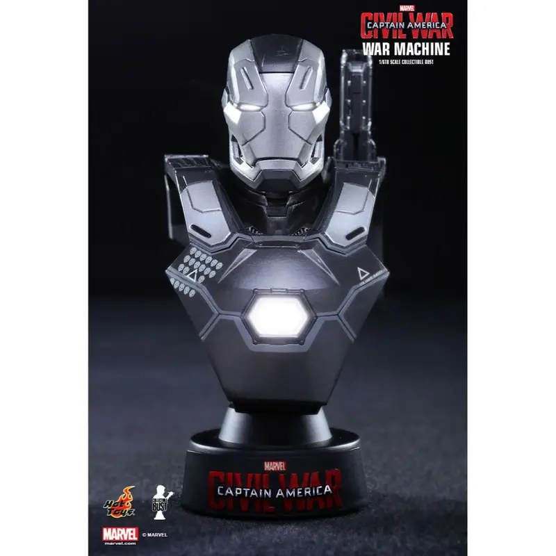 Hot Toys 1/6 War Machine Bust Civil War 1