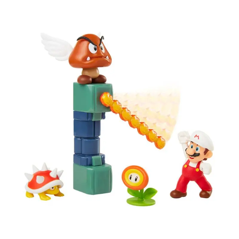 Jakks Pacific 40015 2.5" Lava Castle Diorama Set Super Mario 2