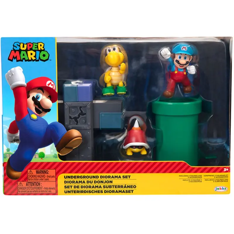 Jakks Pacific 40426 2.5" Underground Diorama Set Super Mario 1