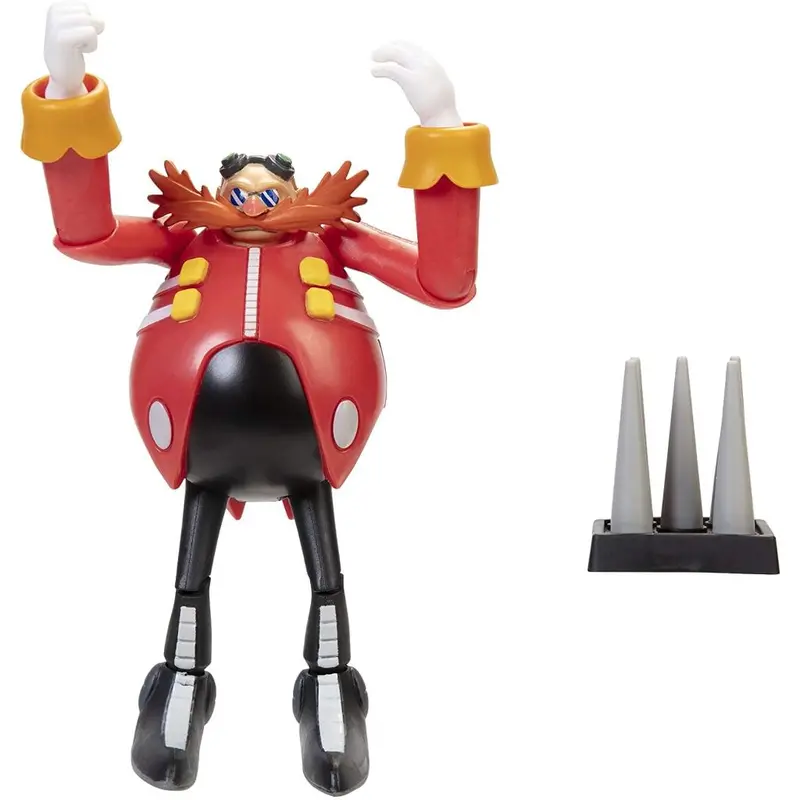 Jakks Pacific Dr.Eggman With Spike Trap 4" Figurine Sonic The Hedgehog 1