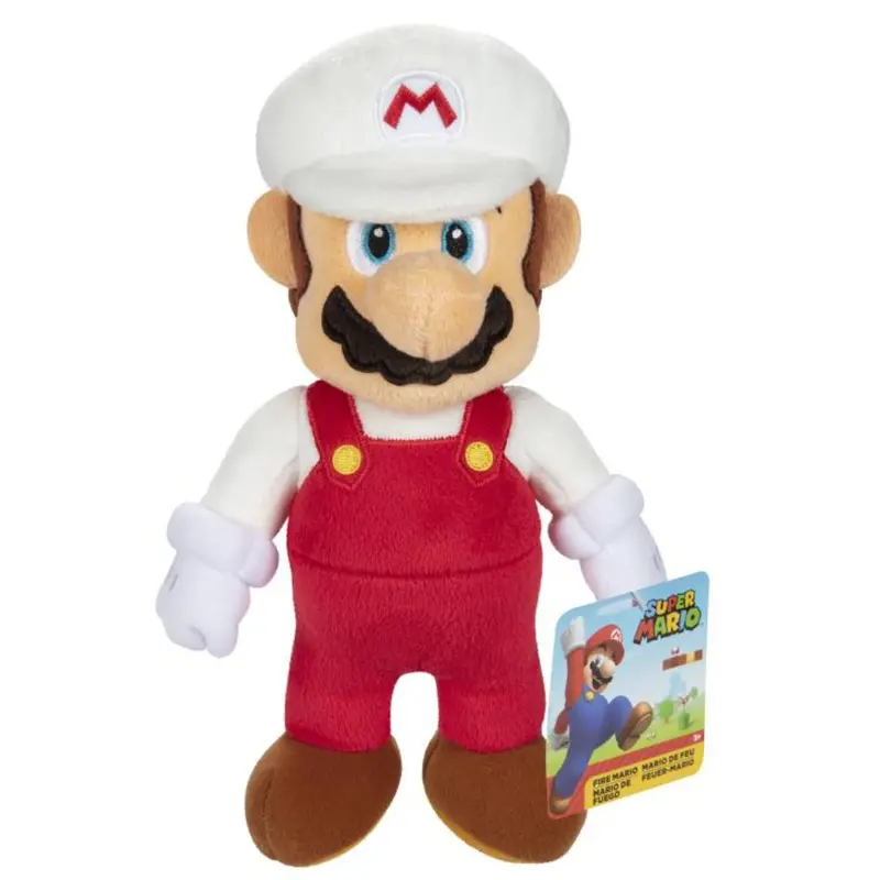 Jakks Pacific Fire Mario Plush Super Mario Wave 1 1