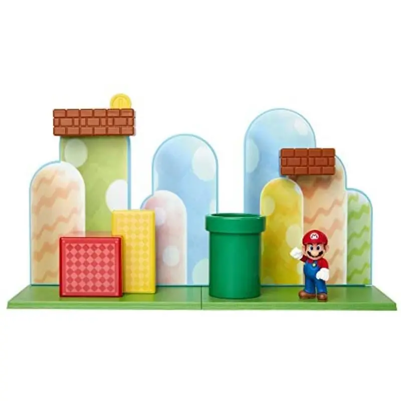 Jakks Pacific Mario 2.5" Acorn Plains Playset 1