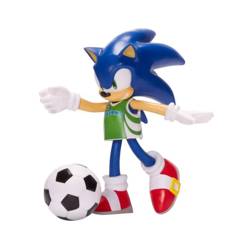 Jakks Pacific Sonic With Soccer 4" Figurine Sonic The Hedgehog 1