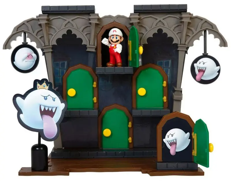 Jakks Pacific Super Mario Deluxe Boo Mansion Playset 1