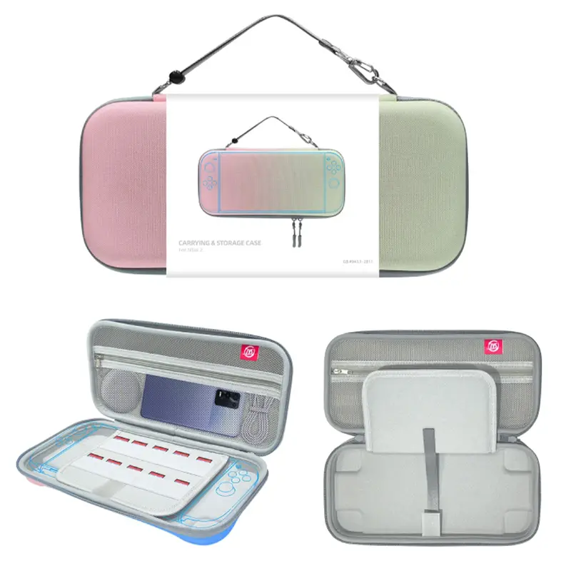 Jys Ns2 Carrying & Storage Case Pink/Green Ns2283-V2 1