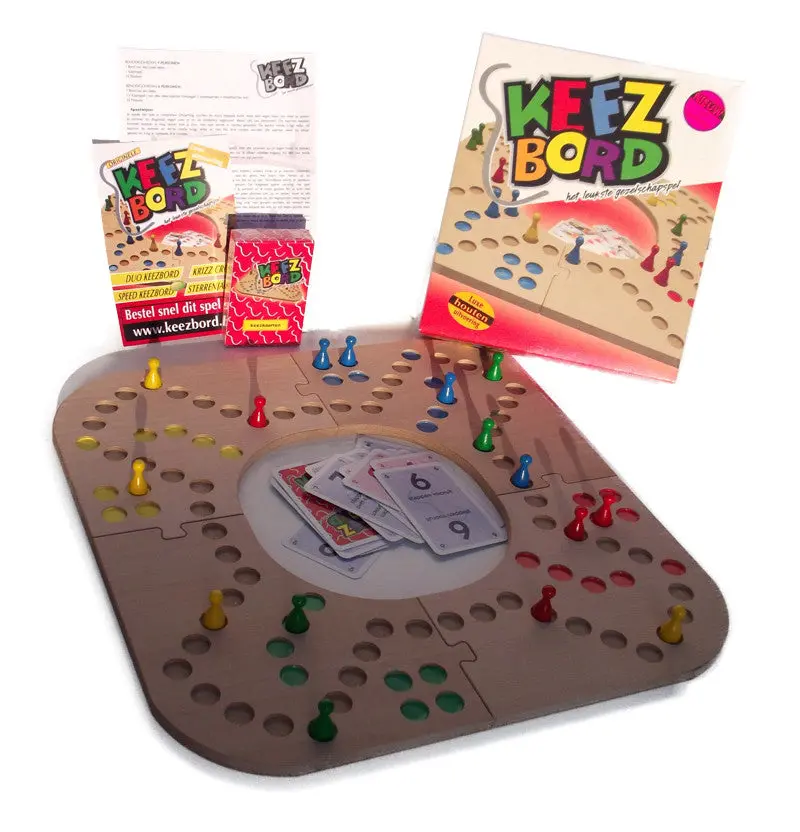 Keezbord - Keezen 4 Personen - Hout 1