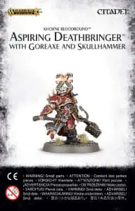 Khorne Bloodbound: Aspiring Deathbringer With Goreaxe And Skullhammer 1