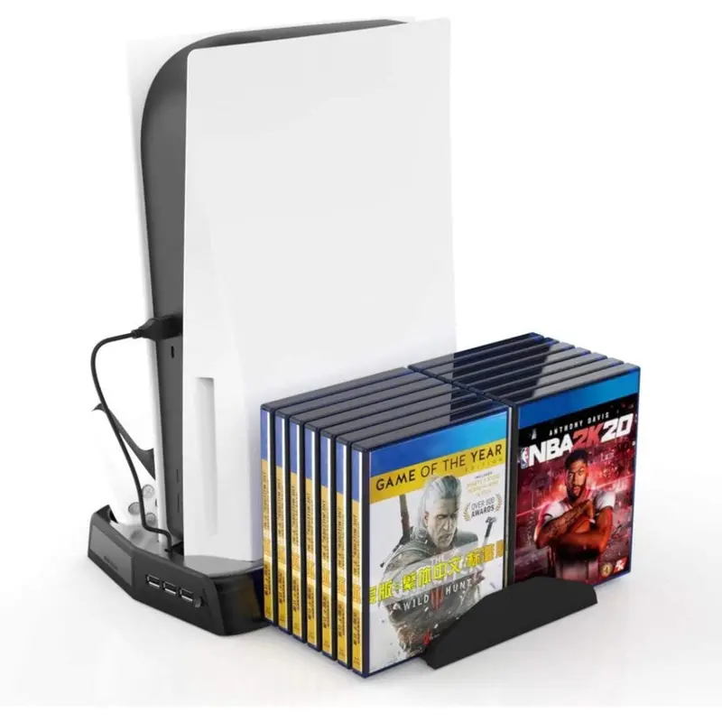Kjh Ps5 Charging Stand With Cooling Fan (Kjh-P5-010-2) 1