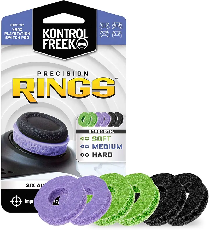 Kontrolfreek Precision Rings Mixed Pack (Green, Black, Purple) 1
