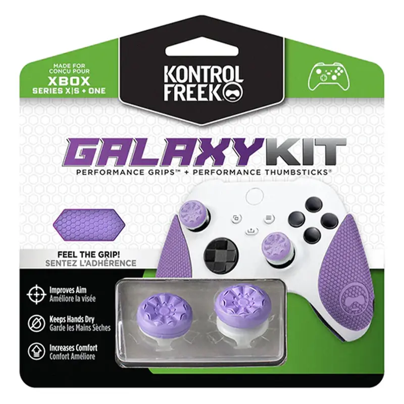 Kontrolfreek Xsx Performance Galaxy Kit (Grip + Thumbsticks) Purple 1