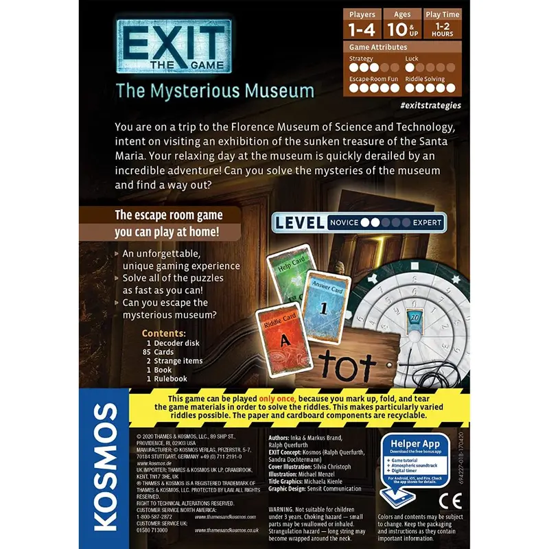 Kosmos Exit: The Mysterious Museum 2