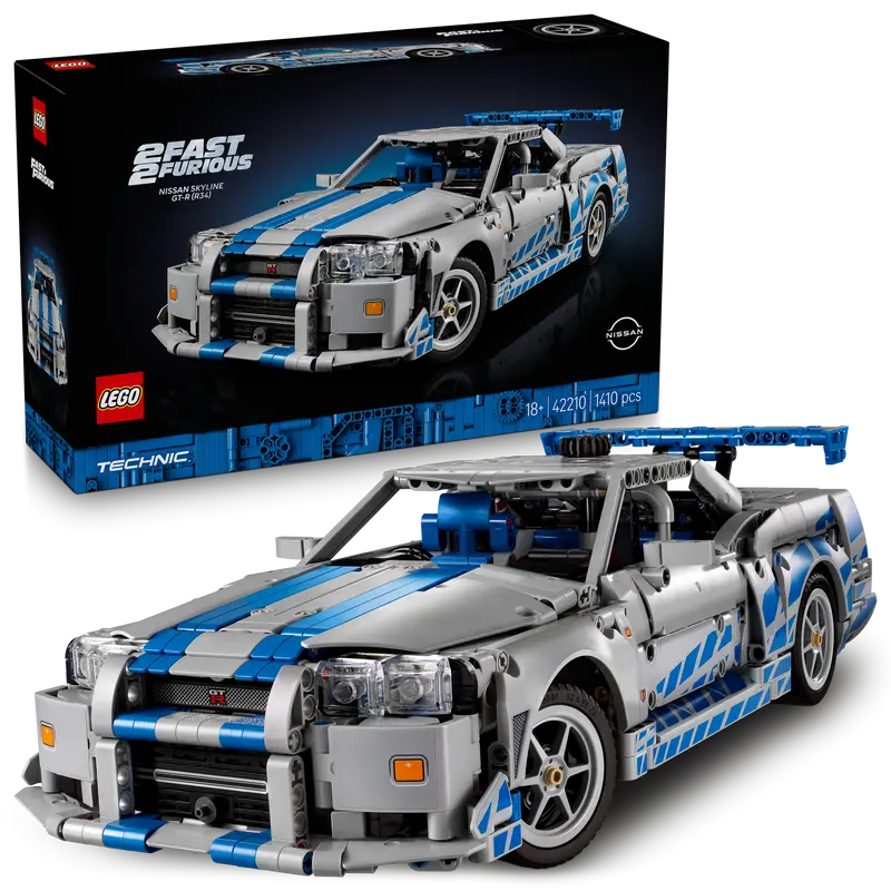 Lego 2 Fast 2 Furious Nissan Skyline Gt-R 42210 Technic 1