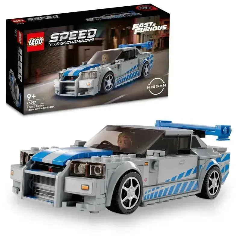 Lego 2 Fast 2 Furious Nissan Skyline Gt-R (R34) 76917 Speedchampions 1