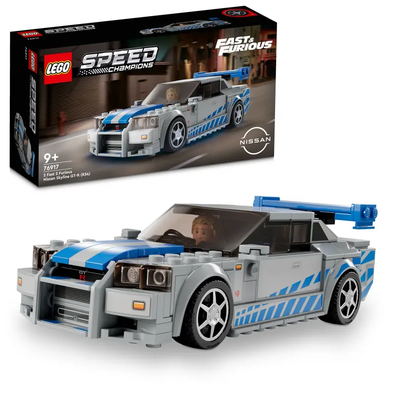 Lego 2 The Fast 2 Furious Nissan Skyline Gt-R (R34) 76917 Speedchampions 1