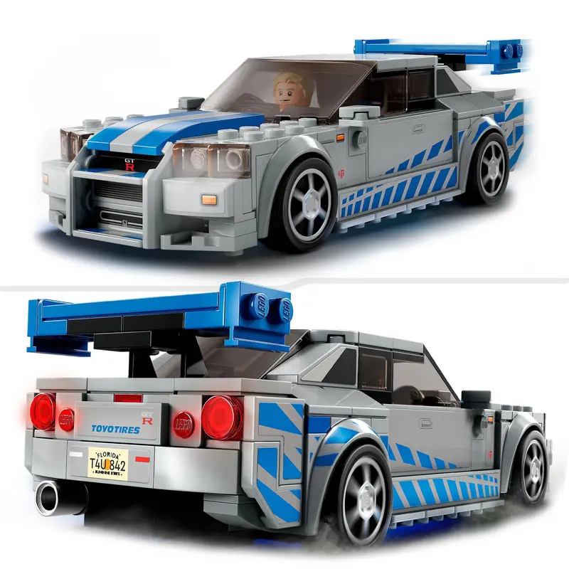 Lego 2 The Fast 2 Furious Nissan Skyline Gt-R (R34) 76917 Speedchampions 2