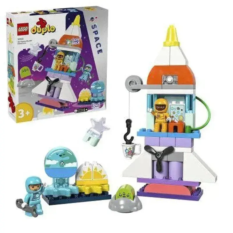 Lego 3 In 1 Space Shuttle Avontuur 10422 Duplo 1