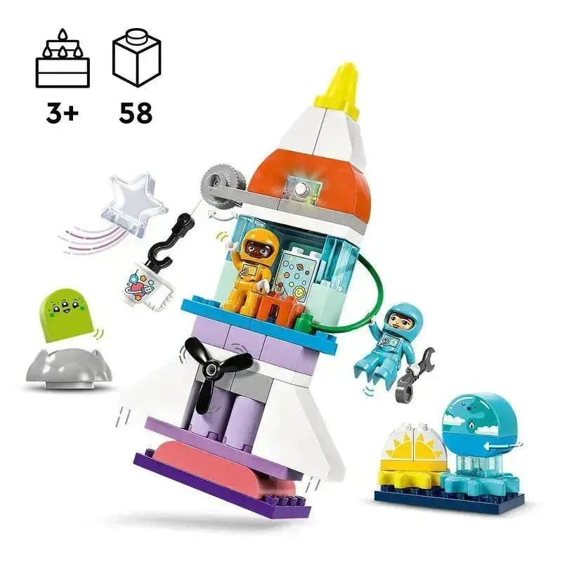 Lego 3 In 1 Space Shuttle Avontuur 10422 Duplo 2