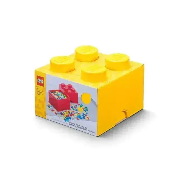 Lego 4 Stud Storage Brick Yellow 5007128 Gear 1