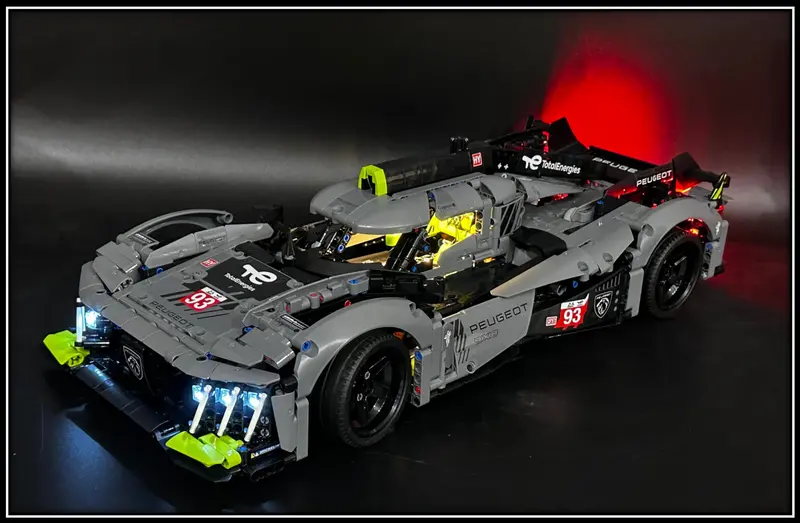 Lego 42156 Peugeot 9X8 24H Le Mans Hybrid Hypercar Verlichtingset 1