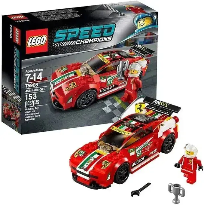Lego 458 Italia Gt2 75908 Speedchampions 1