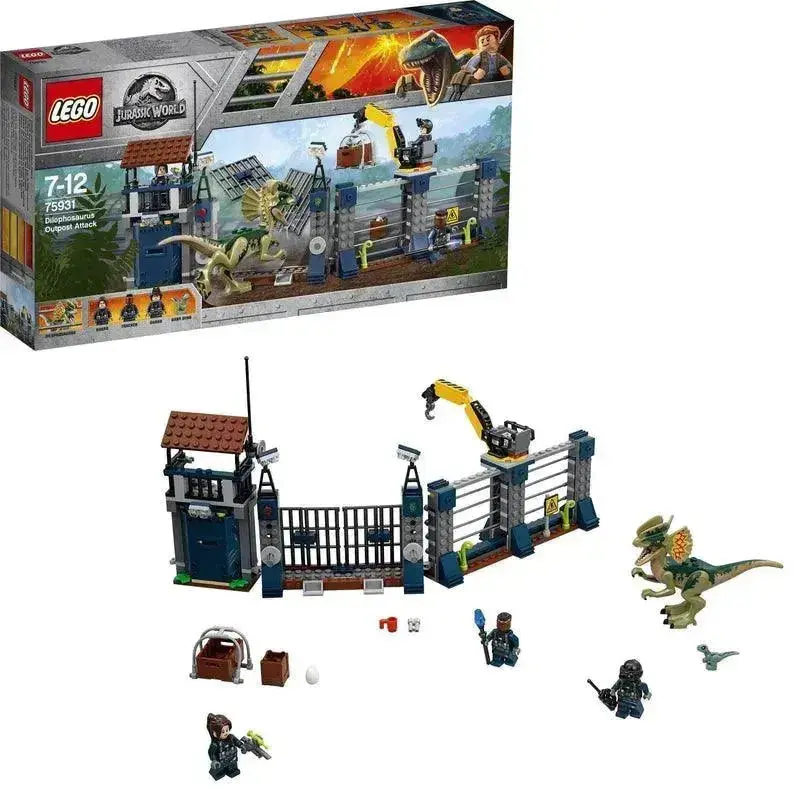 Lego Aanval Van De Dilophosaurus 75931 Jurassic World 1