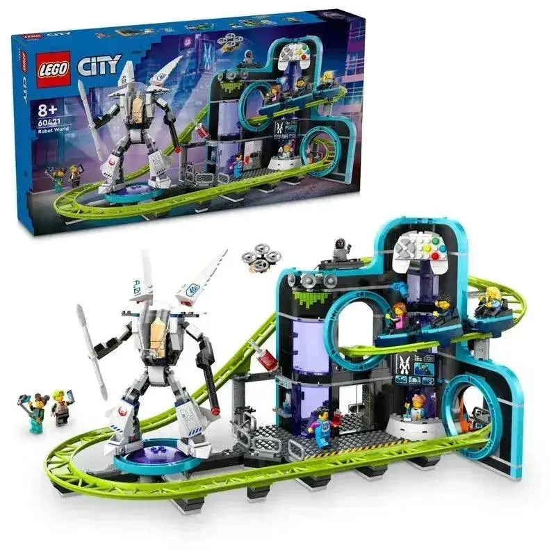 Lego Achtbaan In Robot Wereld 60421 City 1