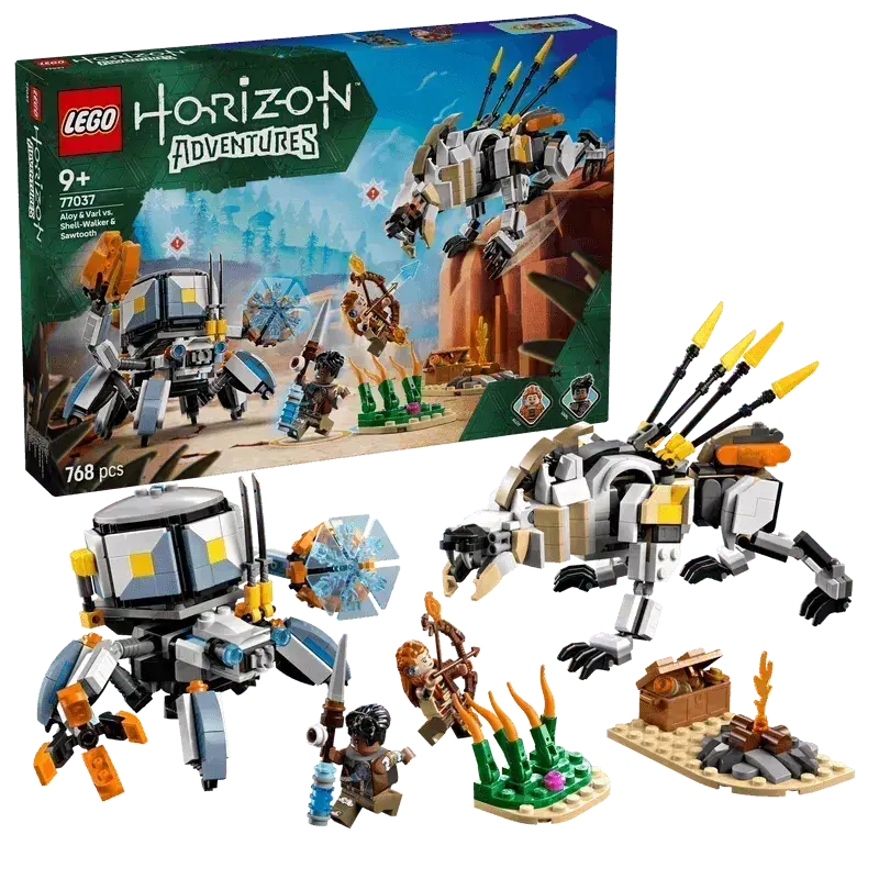 Lego Aloy & Varl Vs. Shell-Walker & Sawtooth 77037 Horizon 1