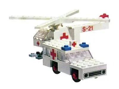Lego Ambulance And Helicopter 653 Legoland 1